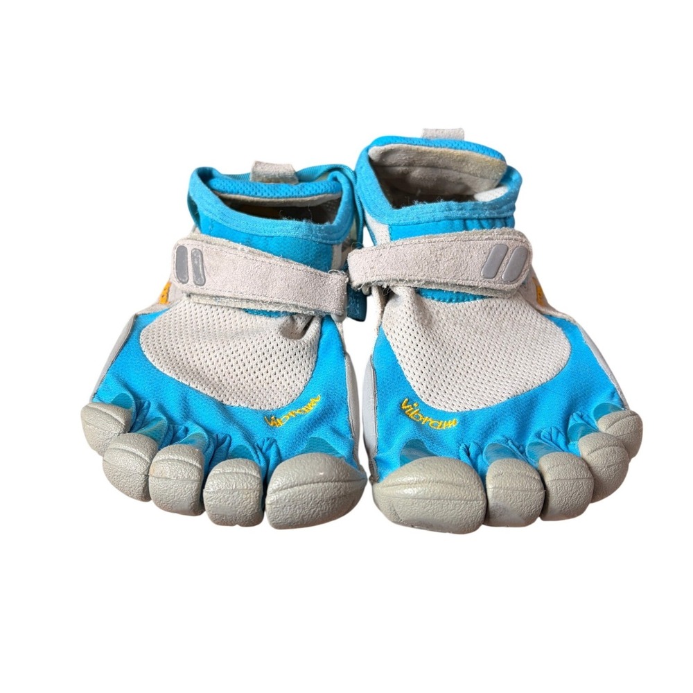 Vibram FiveFingers KSO Womens Blue Grey Barefoot Toe Shoes Minimalist Training